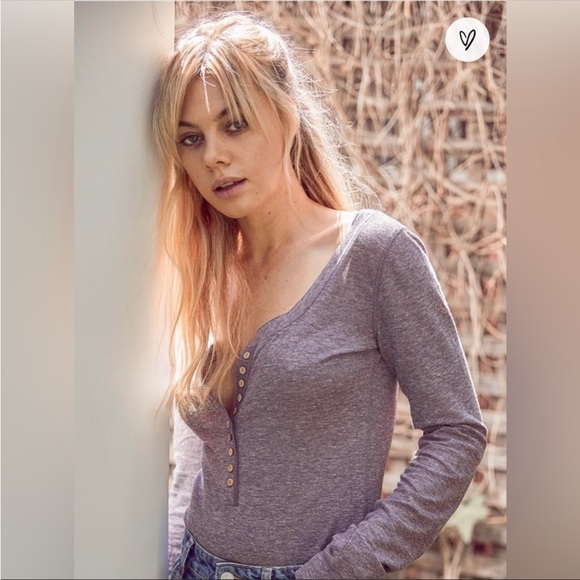 ✨SOLD✨ Free People • Dylan Thermal Bodysuit in Date Night - Picture 3 of 13